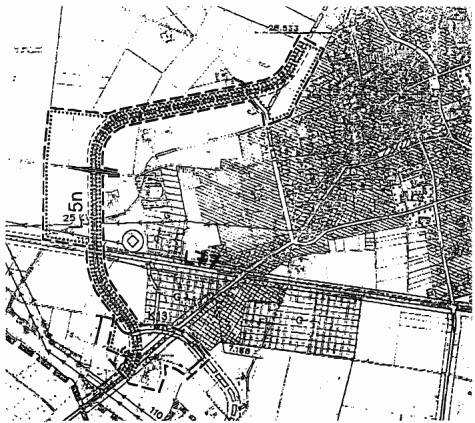 Kartenausschnitt Gemeinde Uedem L 5n